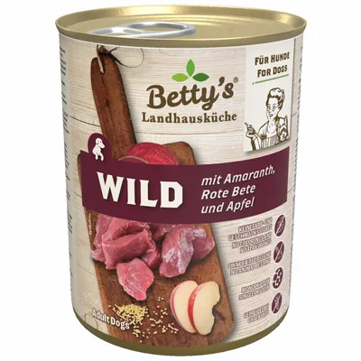Betty's Landhausküche -Hund- Wild & Rote Beete