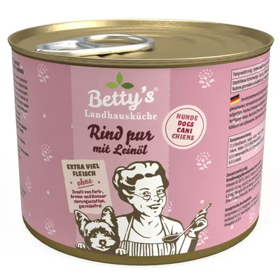 Betty's Landhausküche -Hund- Rind pur Betty's Landhausküche -Hund- Rind pur