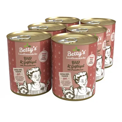 Betty's Landhausküche -Hund- Wild Geflügel Betty's Landhausküche -Hund- Wild Geflügel