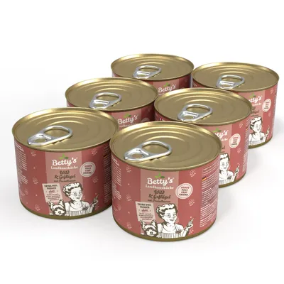 Betty's Landhausküche -Hund- Wild Geflügel