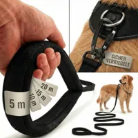 HUND IST KÖNIG Schleppleine mit Sicherheitskarabiner & Handschlaufe