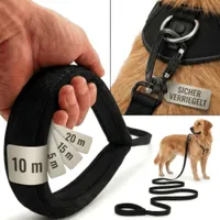 HUND IST KÖNIG Schleppleine mit Sicherheitskarabiner & Handschlaufe