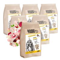 Packung Dogs'n Tiger Federchen, Hundefutter, Huhn & Gemüse