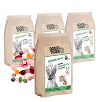 Packung Dogs'n Tiger Mümmelmann, Hundefutter, Kaninchen, Pute mit Gemüse