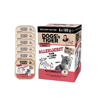 Dogs’n Tiger Allerliebst Multibox, Katzenfutter, Rind, Huhn & Kürbis Dogs’n Tiger Allerliebst Multibox, Katzenfutter, Rind, Huhn & Kürbis