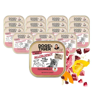 Dogs’n Tiger Allerliebst Multibox, Katzenfutter, Rind, Huhn & Kürbis Dogs’n Tiger Allerliebst Multibox, Katzenfutter, Rind, Huhn & Kürbis