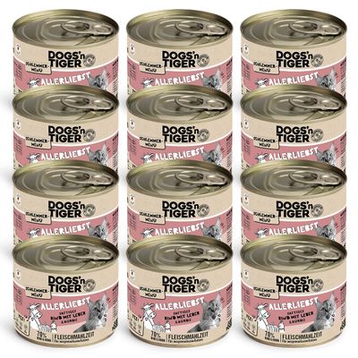 Dogs’n Tiger Allerliebst Katzenfutter, Rind, Huhn & Kürbis