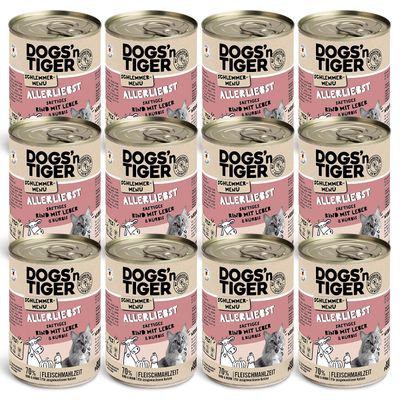 Dogs’n Tiger Allerliebst Katzenfutter, Rind, Huhn & Kürbis
