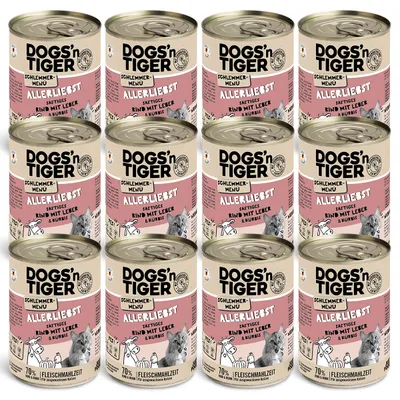 Dogs’n Tiger Allerliebst Katzenfutter, Rind, Huhn & Kürbis
