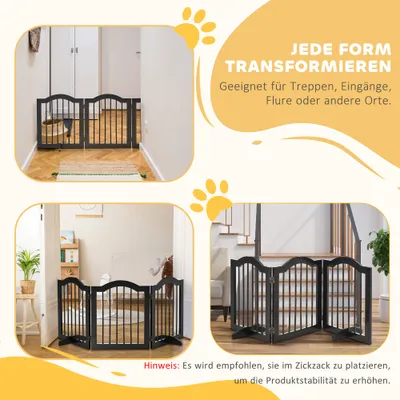 PawHut Hunde-Absperrgitter