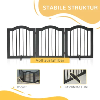 PawHut Hunde-Absperrgitter