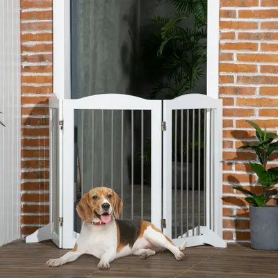 PawHut Hunde-Absperrgitter