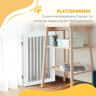 PawHut Hunde-Absperrgitter