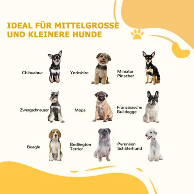PawHut Hunde-Absperrgitter