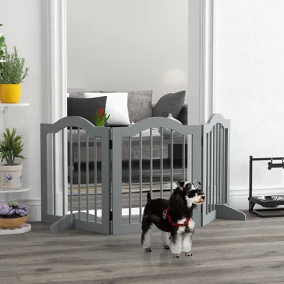 PawHut Hunde-Absperrgitter