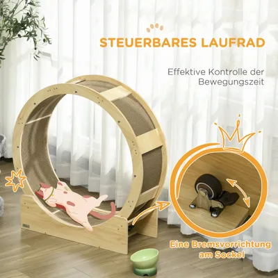 PawHut Katzenlaufrad