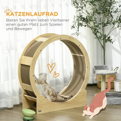 PawHut Katzenlaufrad