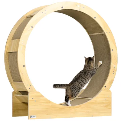 PawHut Katzenlaufrad