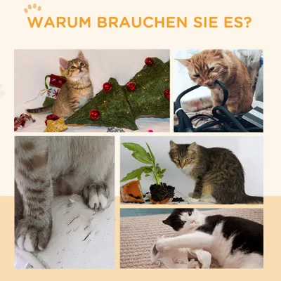 PawHut Katzenlaufrad