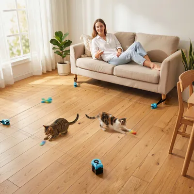 PawHut Intelligenz Katzenspielzeug
