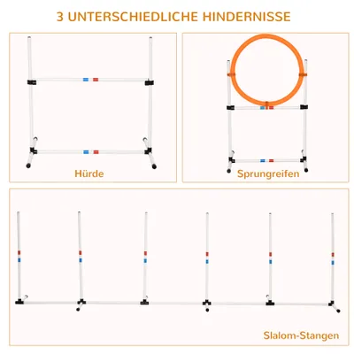PawHut Agility Set Hunde