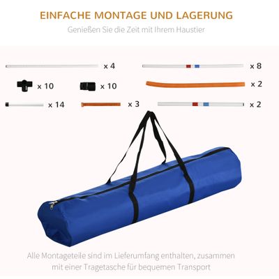 PawHut Agility Set Hunde