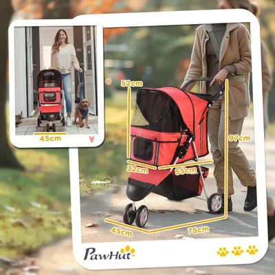 PawHut Hundewagen