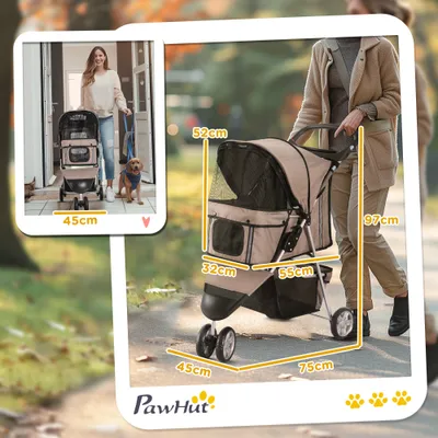 PawHut Hundewagen