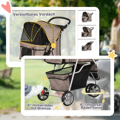 PawHut Hundewagen