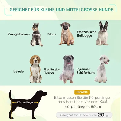 PawHut Hundeliege