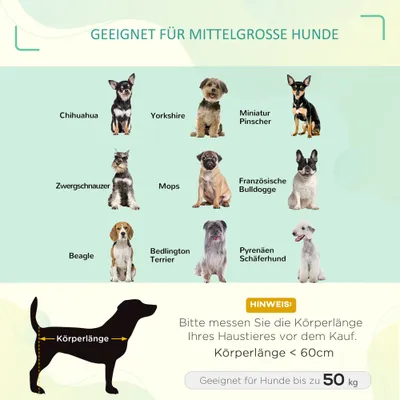 PawHut Hundeliege