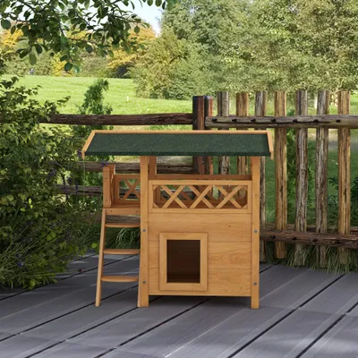 PawHut Katzenhaus