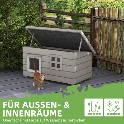 PawHut Katzenhaus