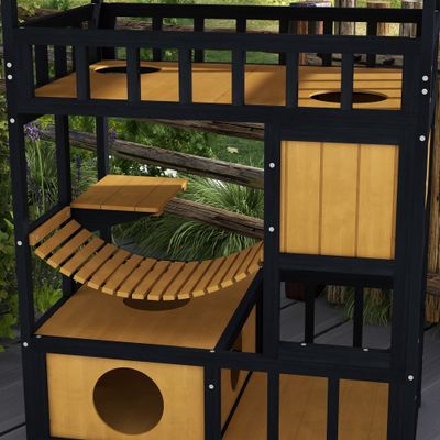 PawHut Katzenhaus