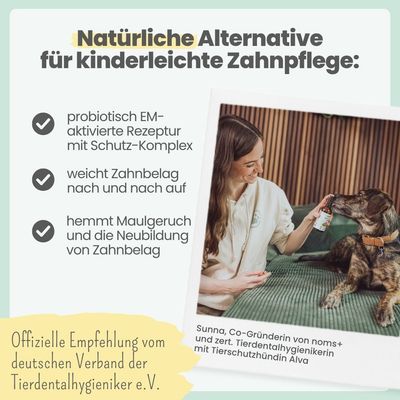Dentalspray bei Zahnstein für Hunde und Katzen