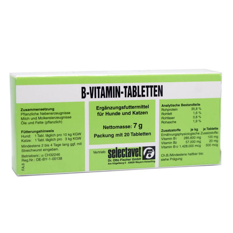 selectavet B-Vitamin-Tabletten