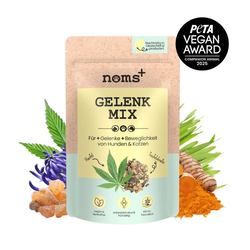 Gelenkmix Sensitiv & vegan für Hunde und Katzen mit Teufelskralle, Kurkuma