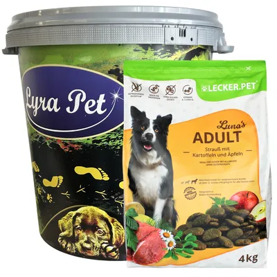 Lecker.Pet® Luna's Adult autruche avec pomme de terre & pomme pour chiens Lecker.Pet® Luna's Adult autruche avec pomme de terre & pomme pour chiens