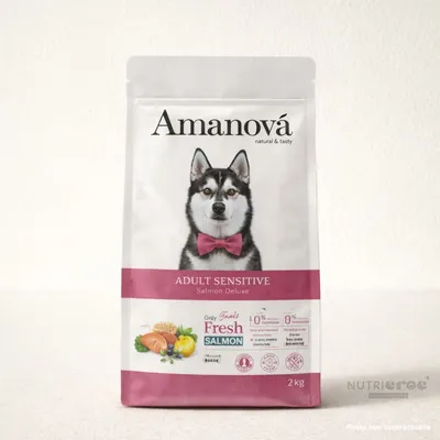 AMANOVA - Amanova Getreidefreies Hundefutter für empfindliche Haut mit Lac