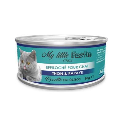 LABORATOIRE AGECOM - My Little Feast - Katzenfutter mit Früchten, Thunfisc