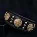 Maximus Echtleder Halsband Schwartz
