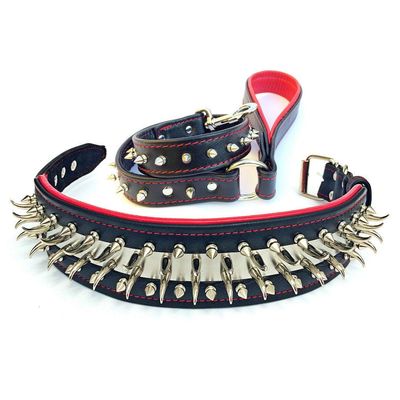 Collier ou SET Predator-Noir/Rouge