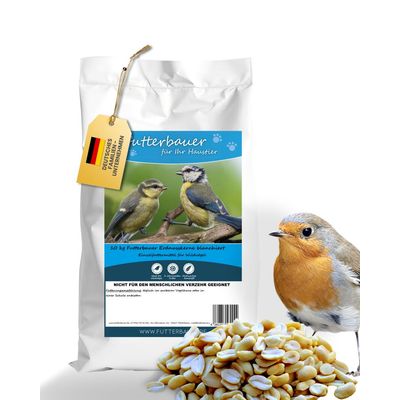 Futterbauer 10 kg Erdnusskerne Erdnüsse  weiß blanchiert ohne Haut