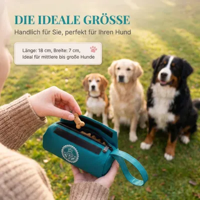 HUND IST KÖNIG Futterdummy für Hunde, Apportierbeutel Dummy Hundetraining