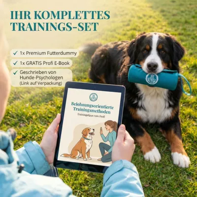 HUND IST KÖNIG Futterdummy für Hunde, Apportierbeutel Dummy Hundetraining