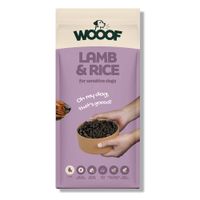 Packung WOOOF Lamm & Reis - Kaltgepresstes Trockenfutter - Lamm, Reis