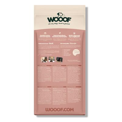 WOOOF Lachs - Kaltgepresstes Trockenfutter - Lachs