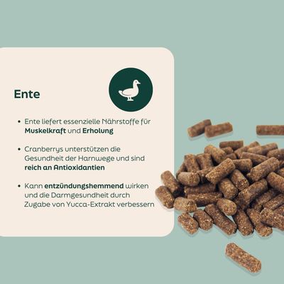 WOOOF Ente - Kaltgepresstes Trockenfutter - Ente