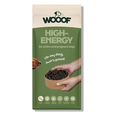 WOOOF High Energy - Kaltgepresstes Trockenfutter - Rind, Huhn