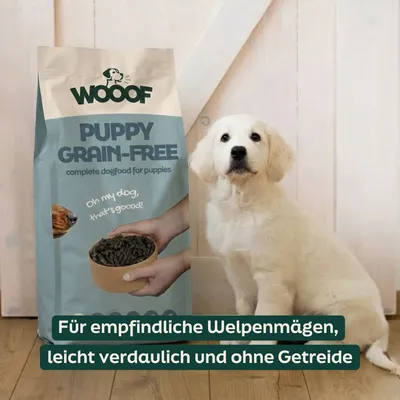 WOOOF Welpen Getreidefrei - Kaltgepresstes Trockenfutter - Truthahn